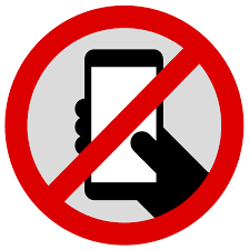 No cell phones 